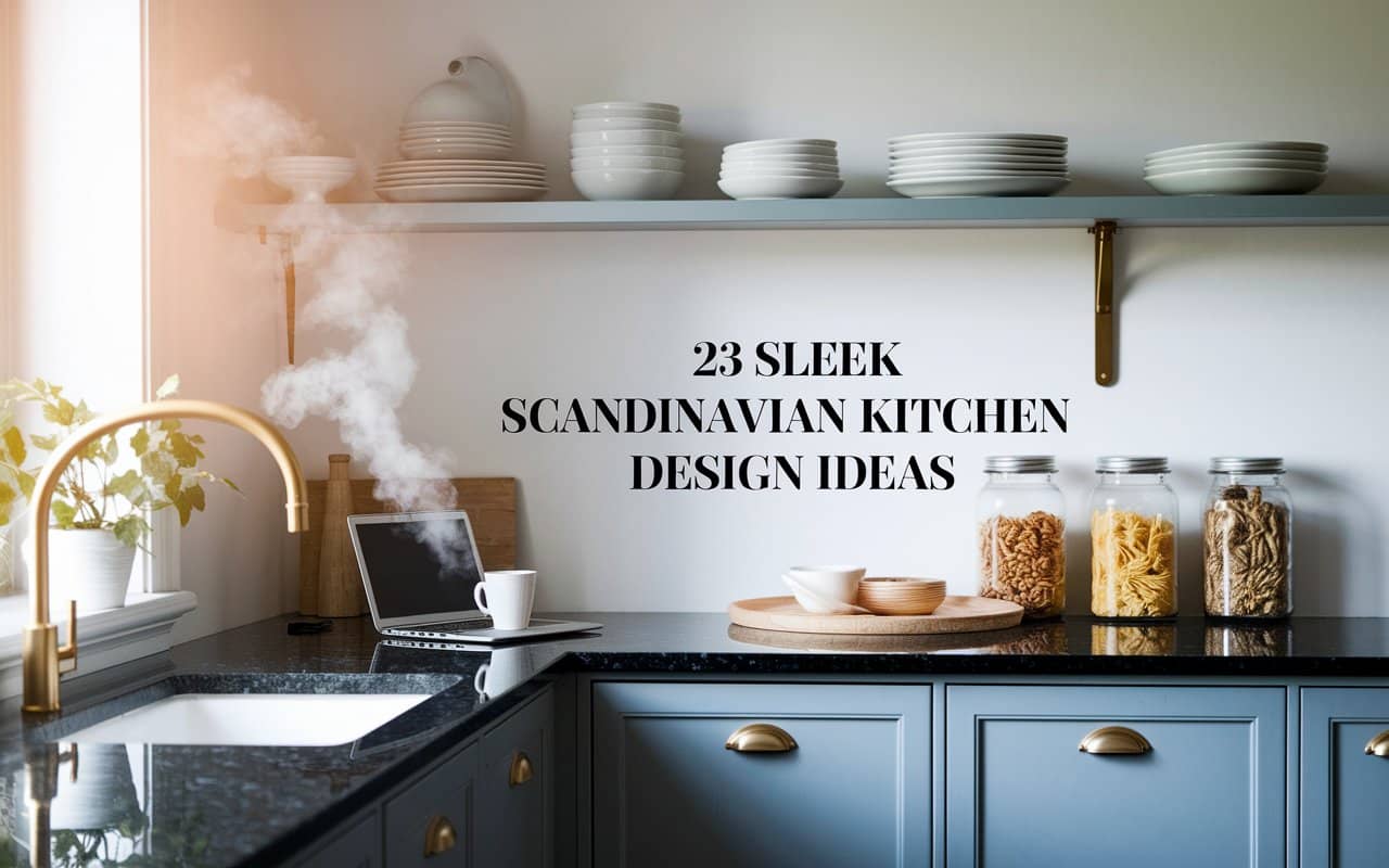 23 Sleek Scandinavian Kitchen Design Ideas
