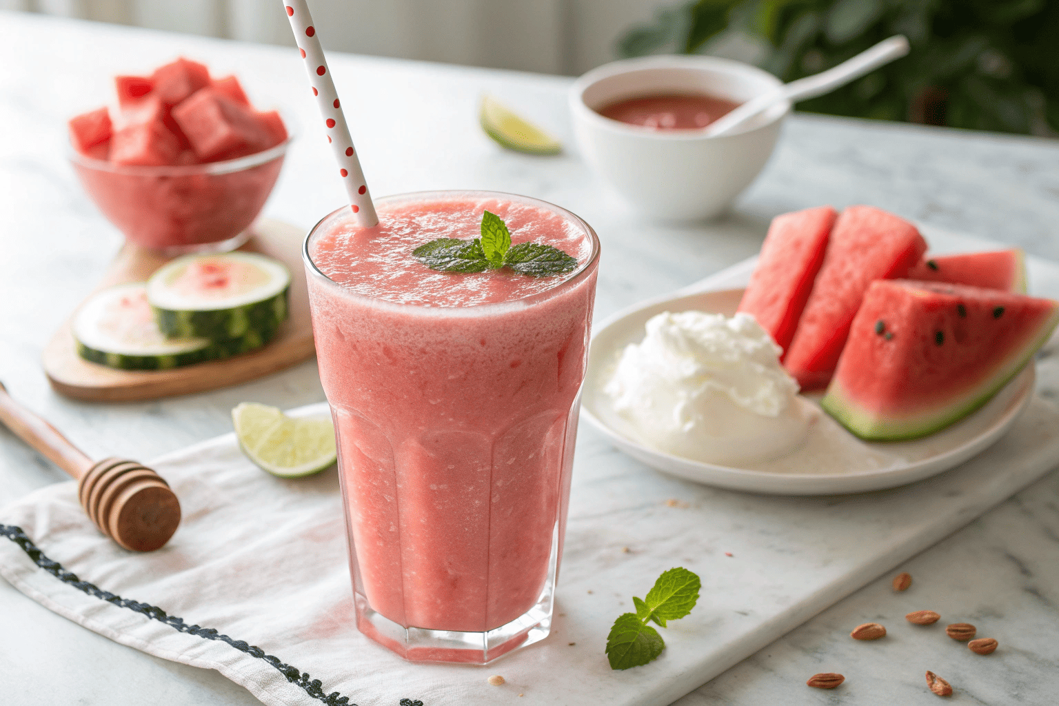 Watermelon Smoothie Recipe