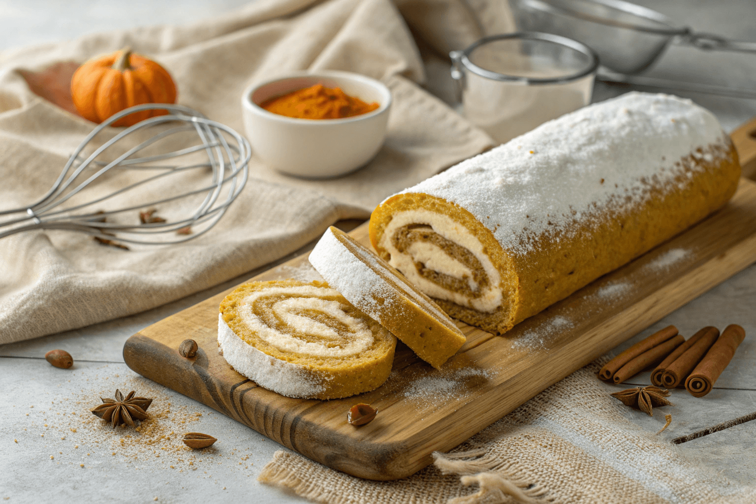 pumpkin roll recipe
