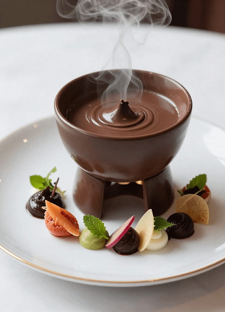 chocolate fondue recipe - featured image