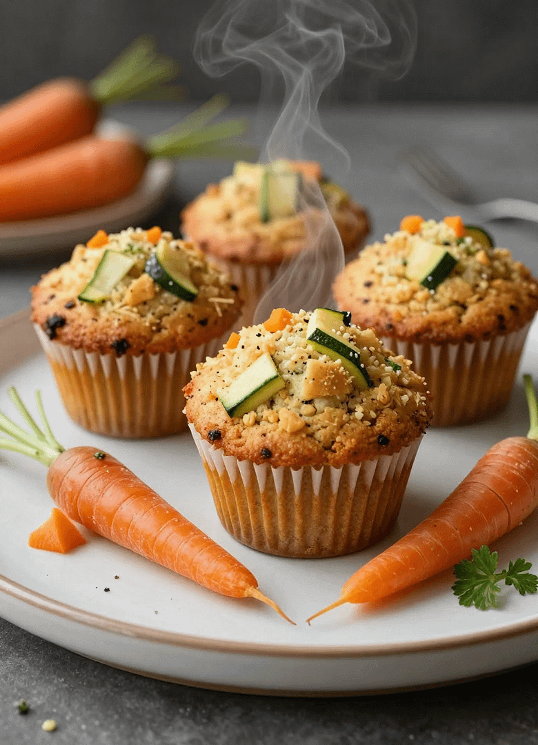 Carrot Zucchini Muffins Recipe - featured image