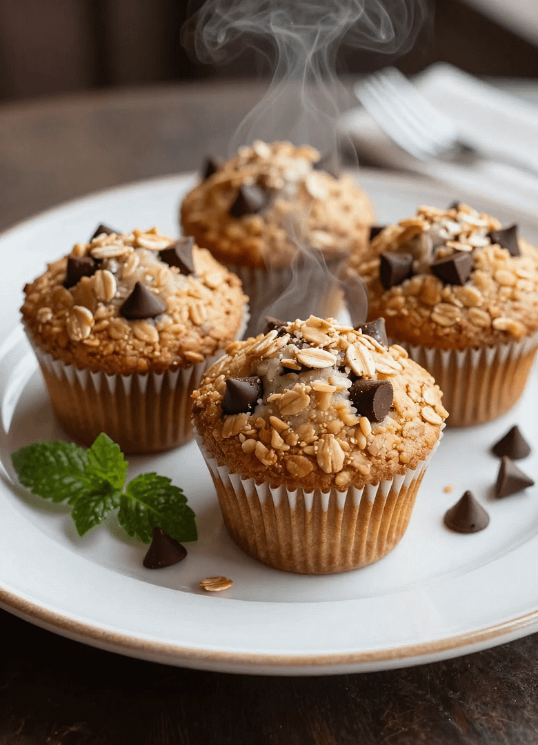 Oatmeal Chocolate Chip Muffins - featured image