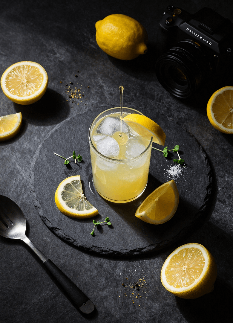 Old-Fashioned Sugar Syrup Lemonade - featured image