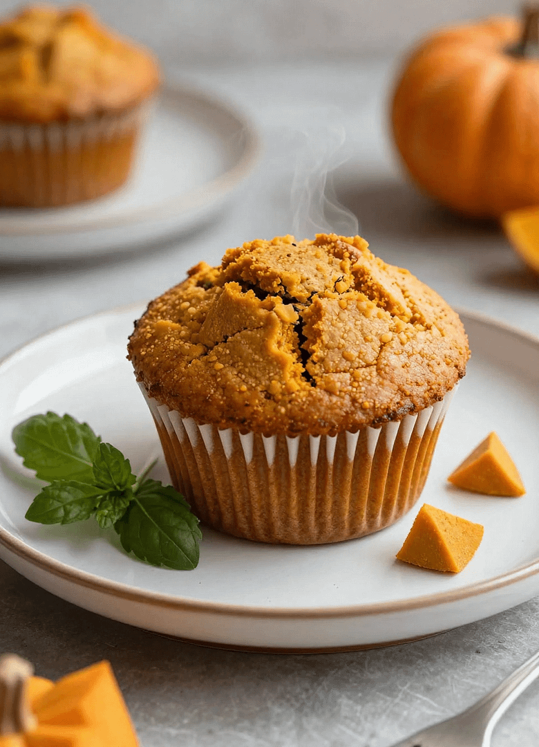 Paleo Pumpkin Muffins Recipe - featured image