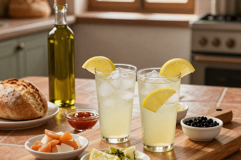 Iced Lemon Water Refresher