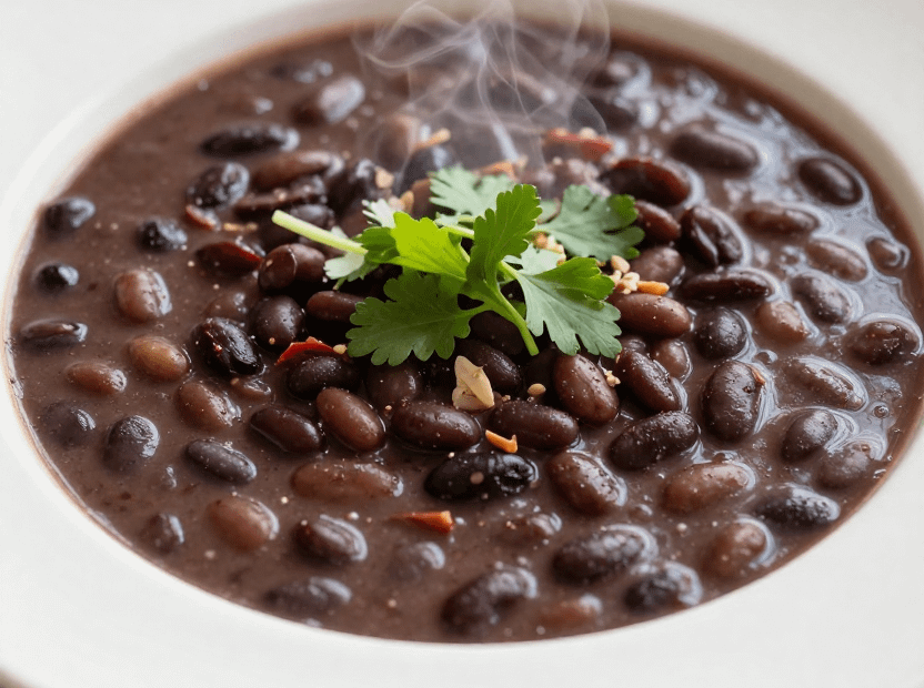 black bean soup recipe - featured image