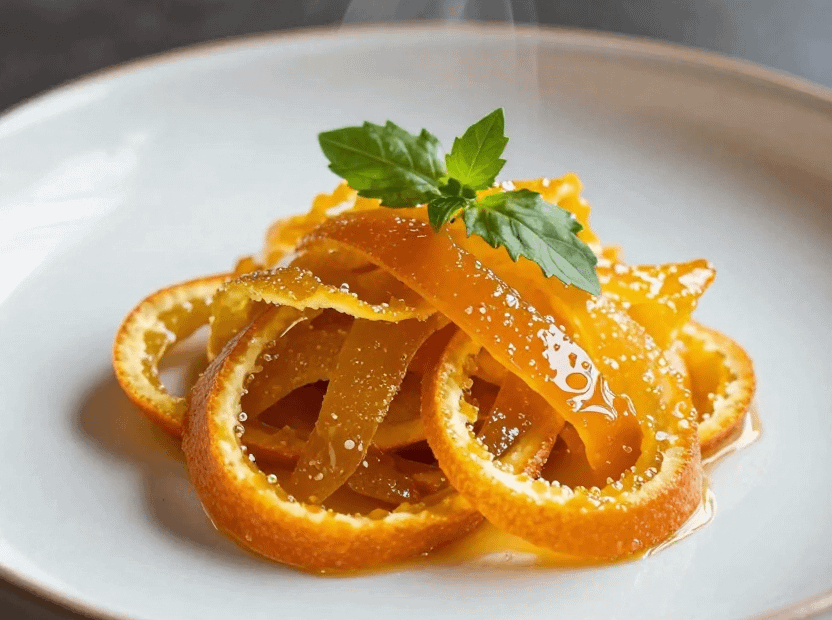 Candied Orange Peel Recipe - featured image