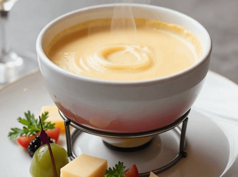 cheese fondue recipe - featured image