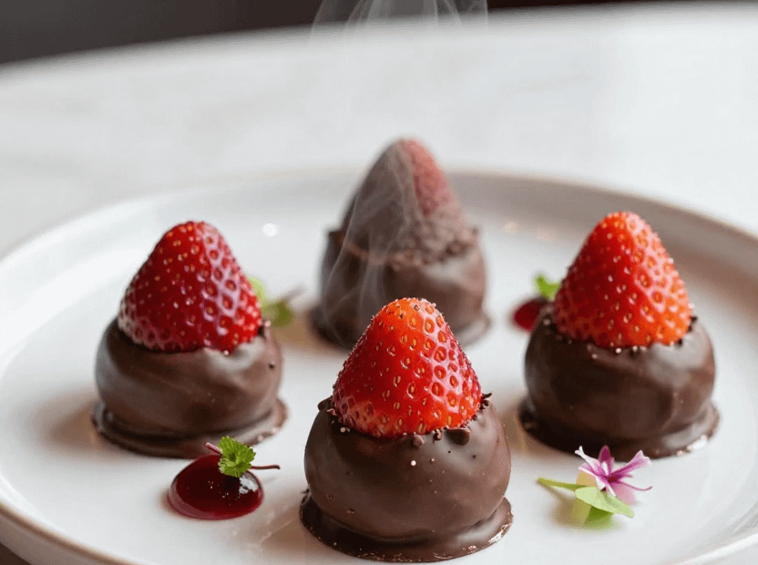 Chocolate-Covered Strawberry Cheesecake Bites Recipe - featured image