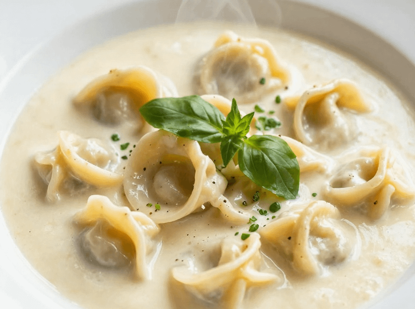 Creamy Tortellini Soup Recipe - featured image