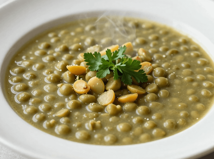 split pea soup recipe - featured image