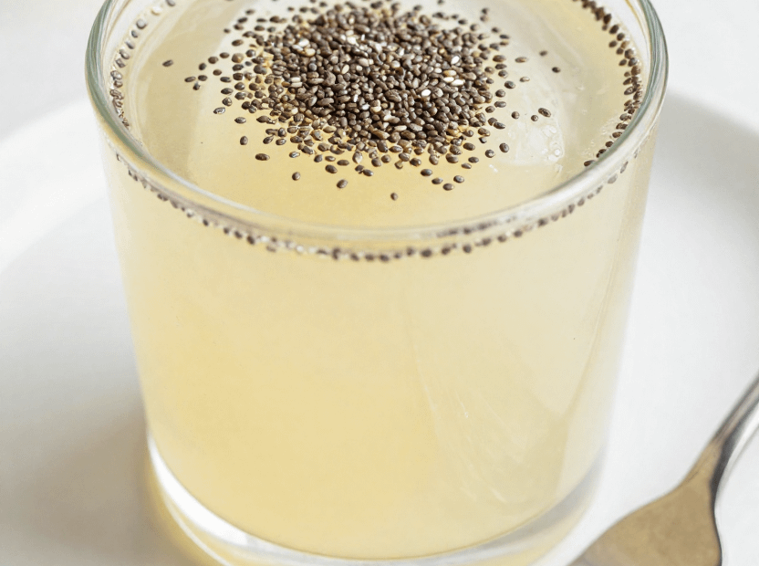 chia seed lemonade - featured image