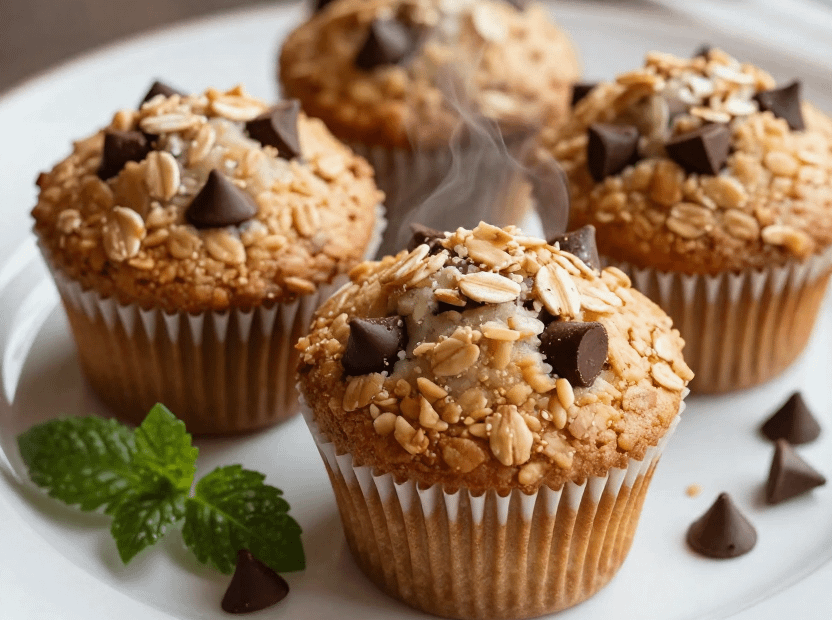 Oatmeal Chocolate Chip Muffins - featured image