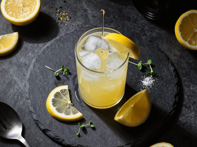 Old-Fashioned Sugar Syrup Lemonade - featured image
