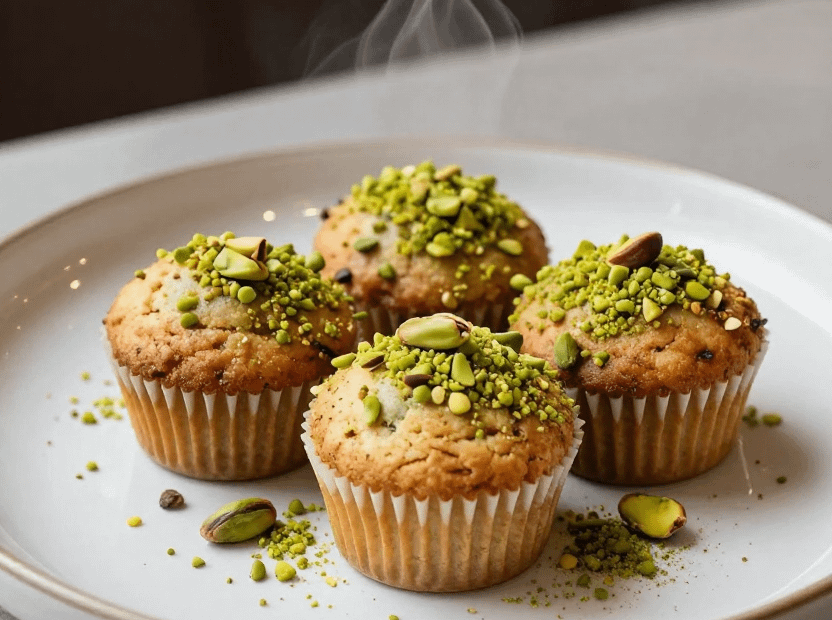 Pistachio Muffins - featured image