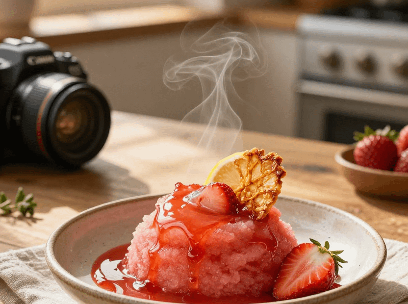 strawberry lemonade slush recipe - featured image