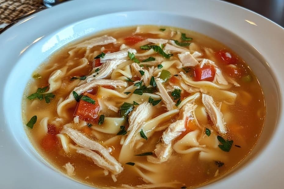 Chicken Noodle Soup With Rotisserie Recipe