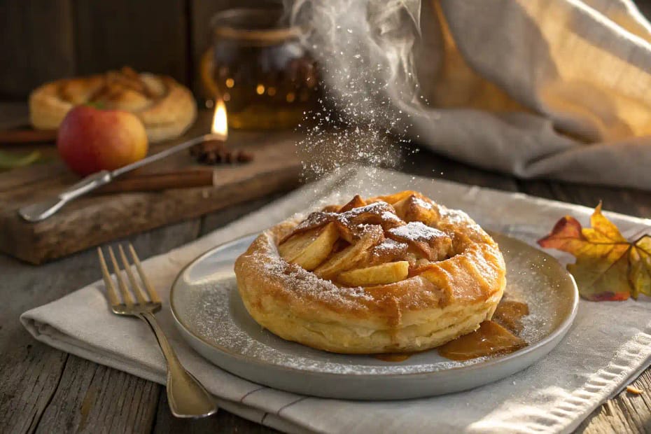 Apple puff pastry dessert recipe