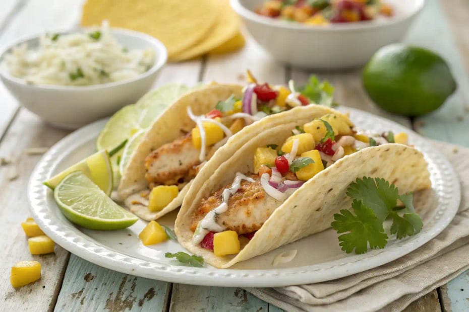 Fish Tacos With Mango Salsa Recipe