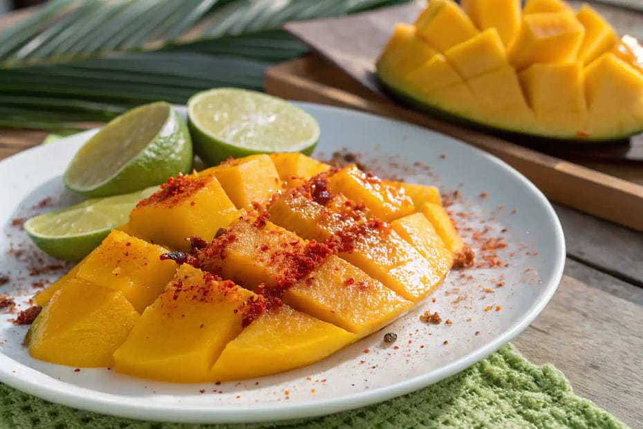 Mango With Salt And Chilli Recipe
