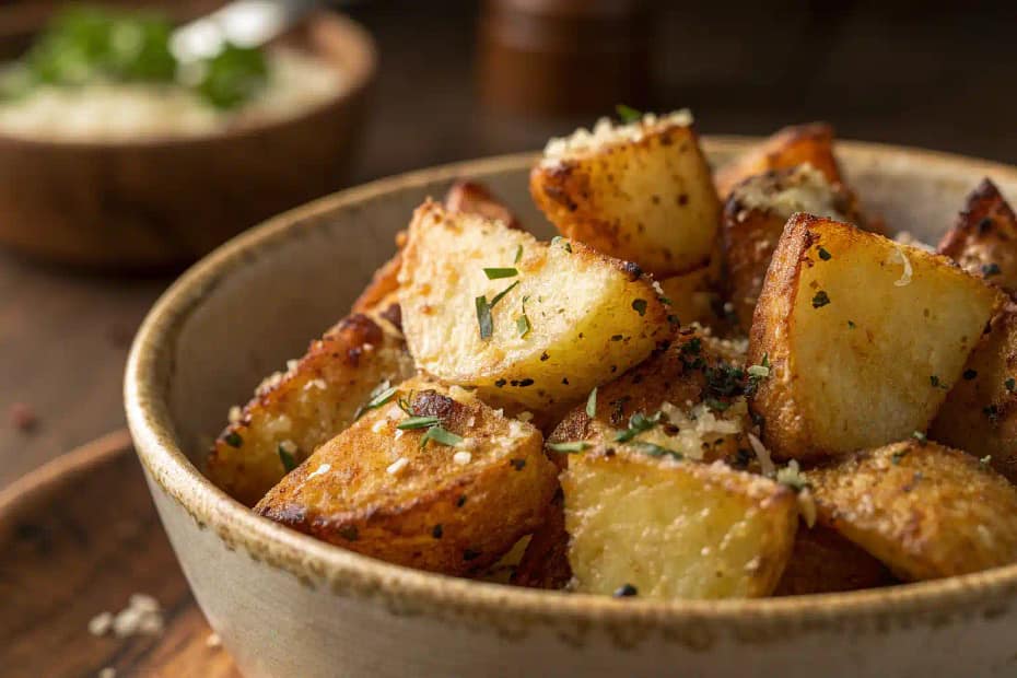 Garlic Butter Parmesan Potatoes Recipe