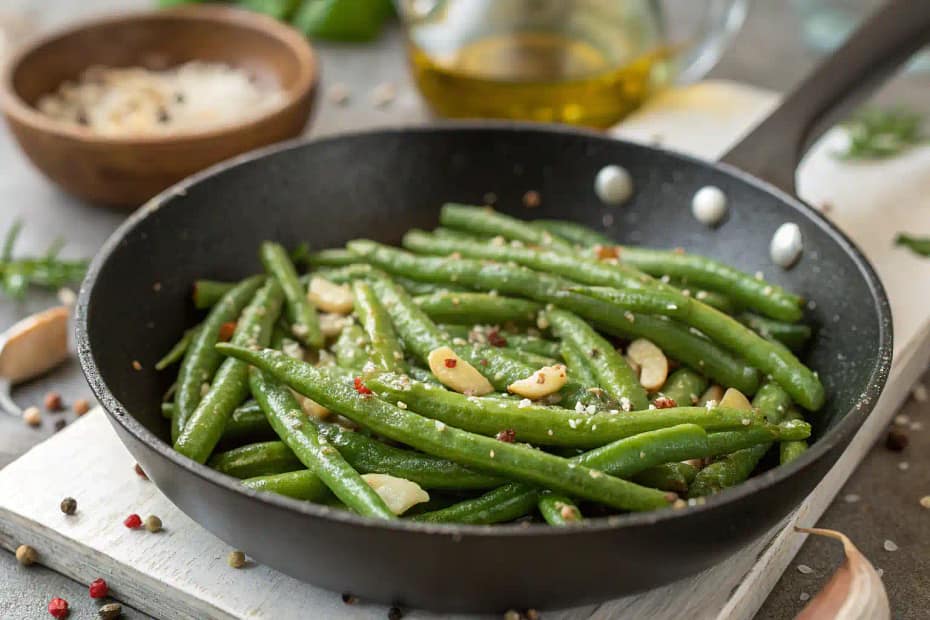Garlic Green Beans Recipe