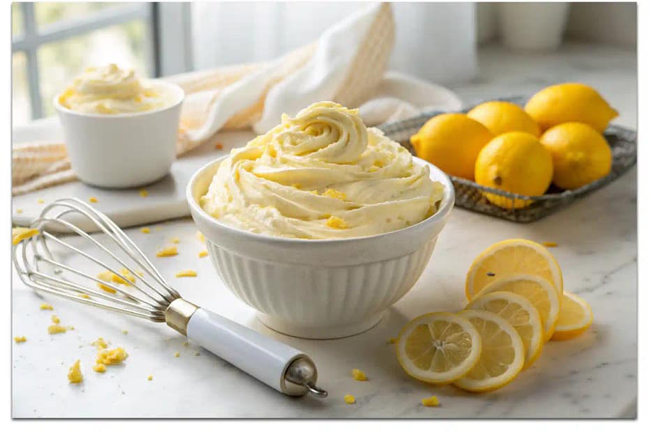 Lemon Buttercream Frosting Recipe