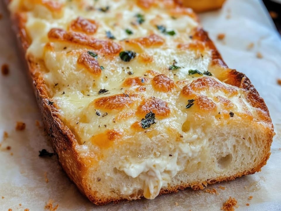 Cheesy Garlic Bread Recipe