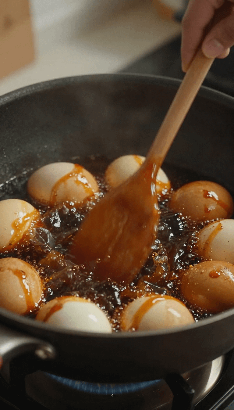 soy sauce eggs recipe - step 2