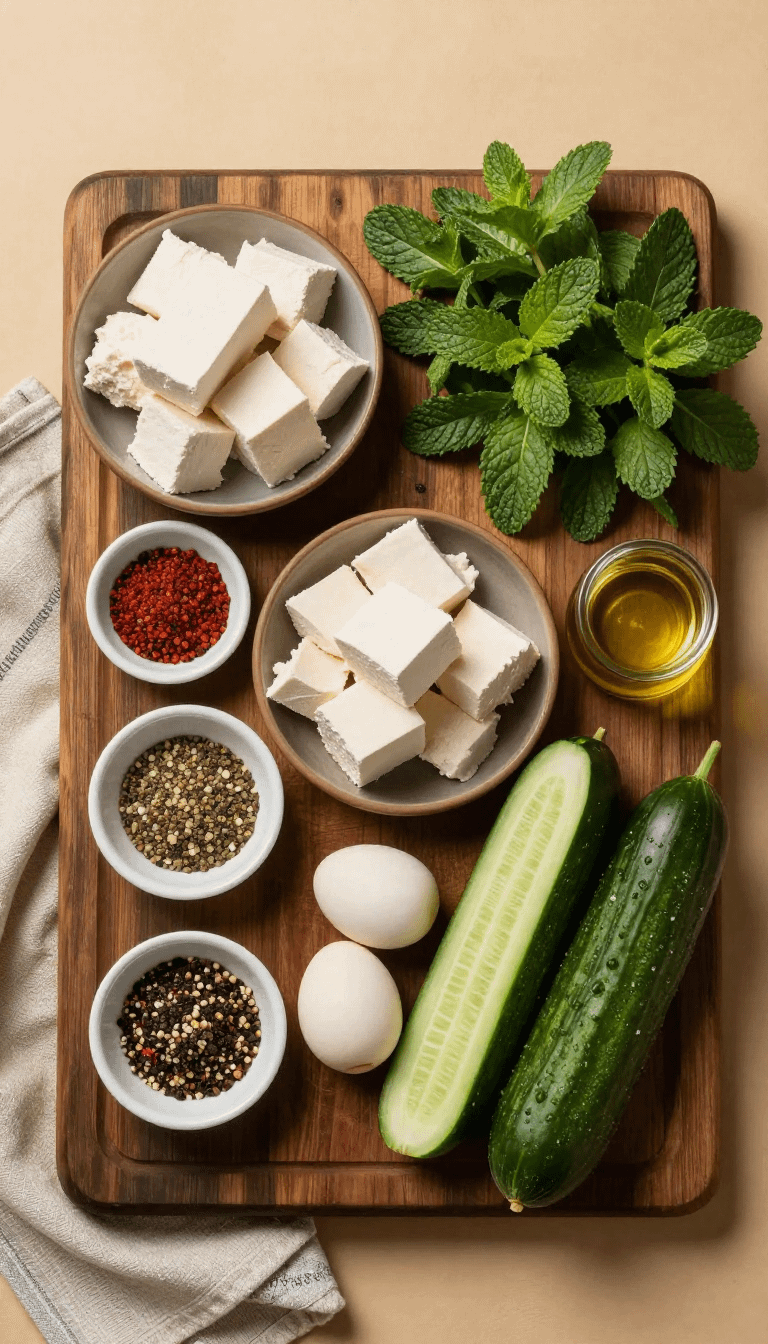 cucumber mint detox drink recipe - step 1