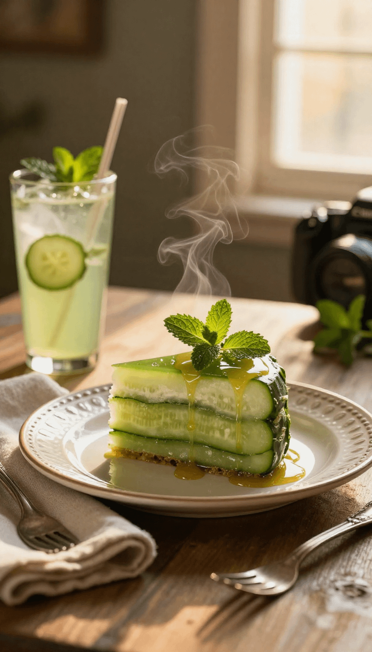 cucumber mint detox drink recipe - step 2