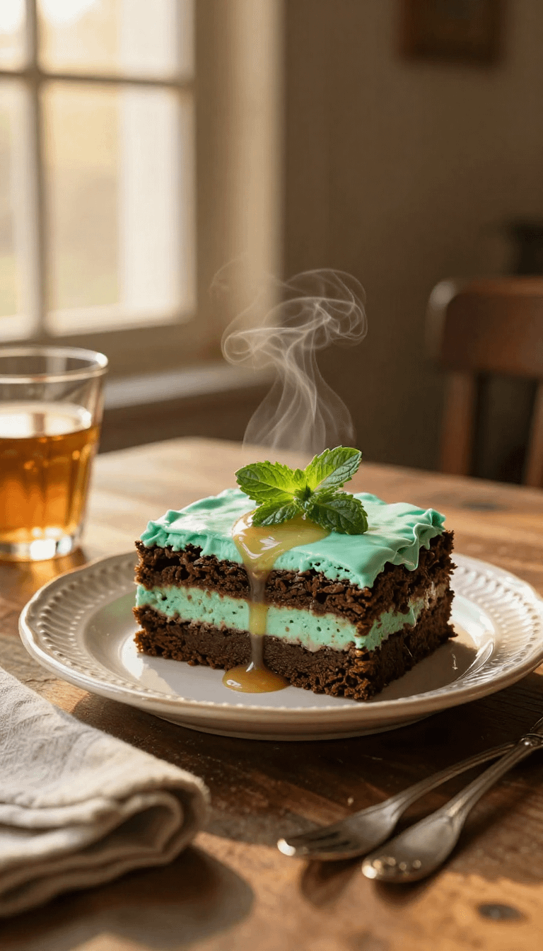Mint Brownies Recipe - step 2