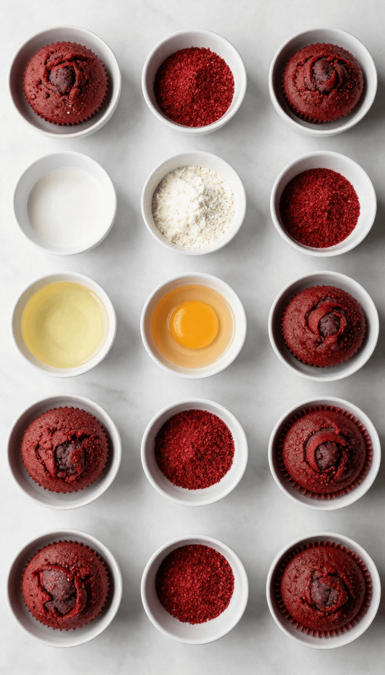 Red Velvet Muffins Recipe - step 1