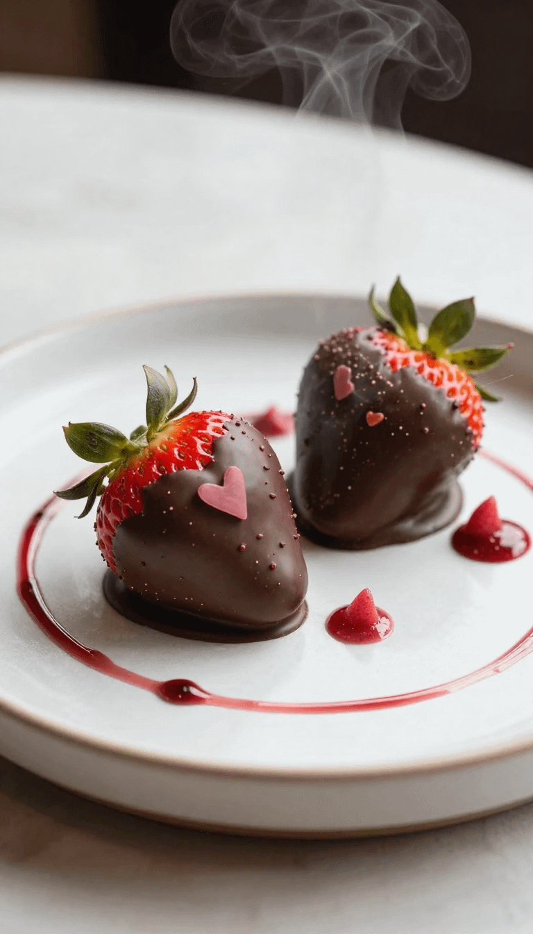 Valentines Chocolate Covered Strawberry - step 2