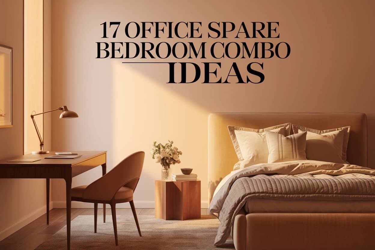 spare bedroom and office combo
