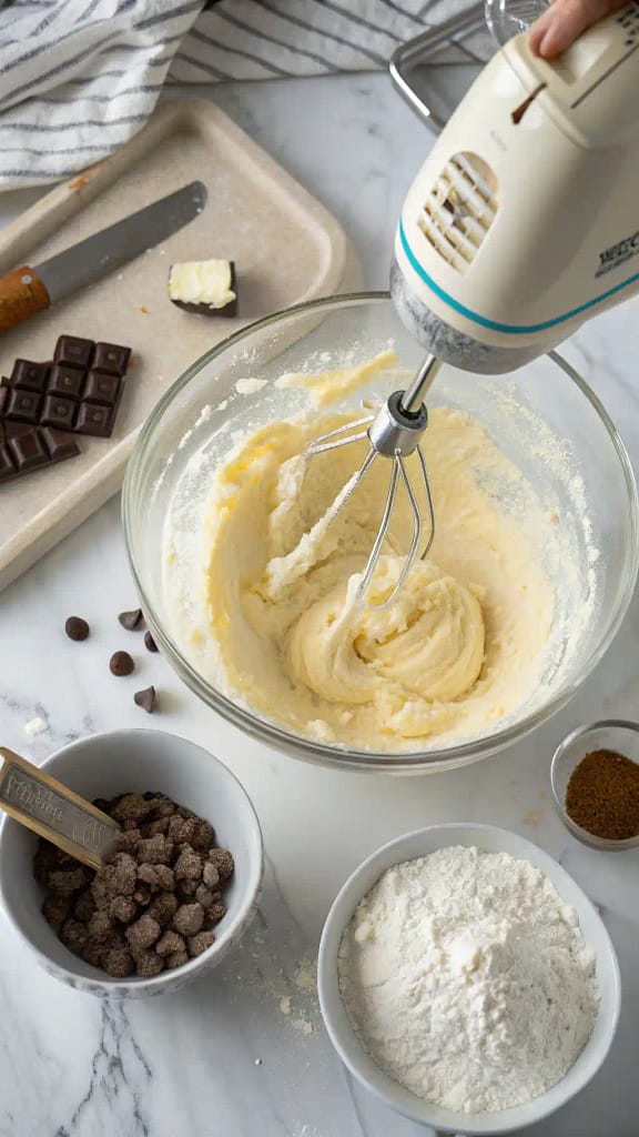 making of Edible Cookie Dough