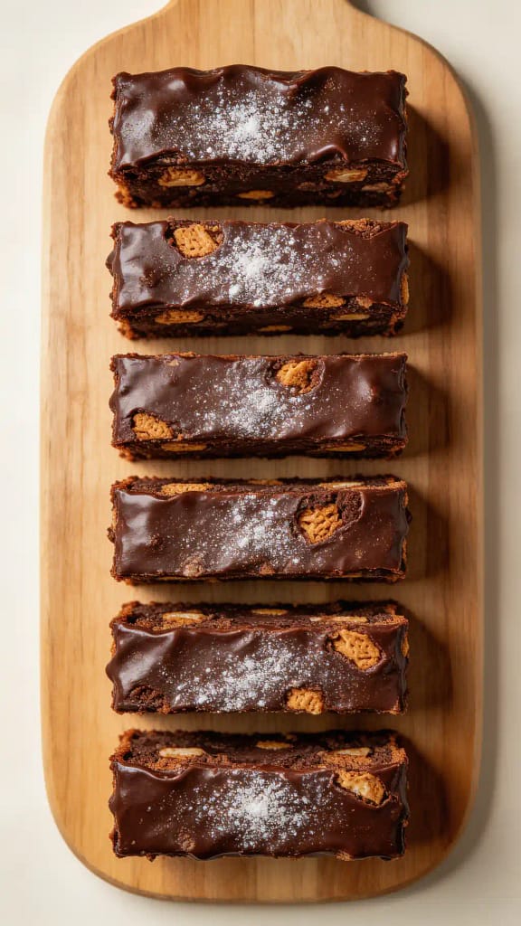 No-Bake Chocolate Biscuit Cake Ready