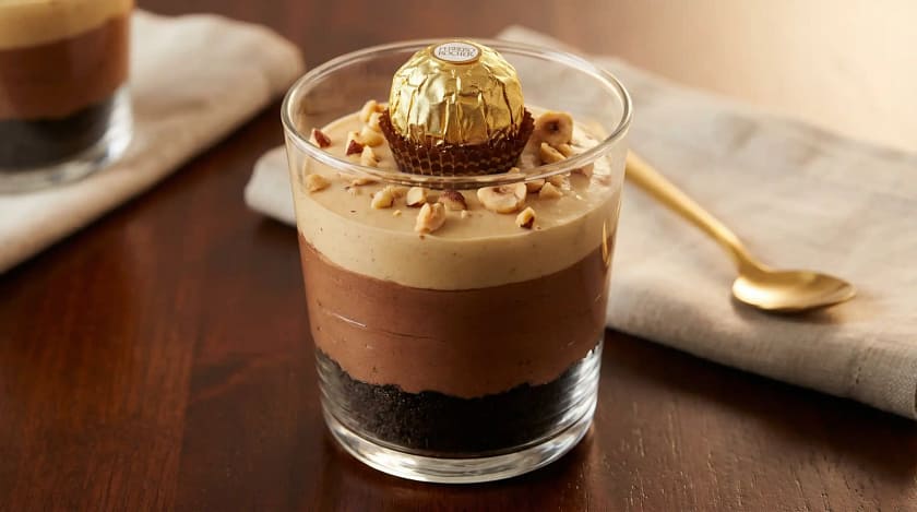 Ferrero Rocher Dessert Cups